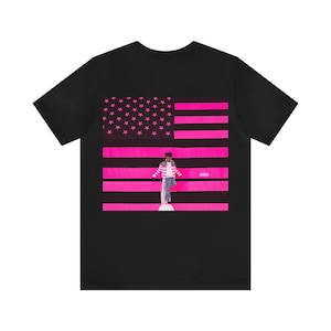 Lil Uzi Vert Pink Tape T-Shirt, AI Expanded Album Cover, Custom Rap Artist Tee, Hip Hop Streetwear, Lil Uzi Vert Merch, Music Fan Gif