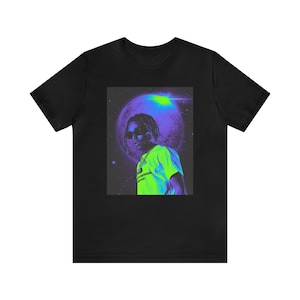 Lil Uzi Vert Space T-Shirt, Futuristic Moon Design, Custom Rap Artist Tee, Hip Hop Streetwear, Lil Uzi Fan Merch, Exclusive Music Gift Shirt