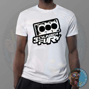 GR Corolla T-shirt Design - &quot;3 Cylinder Fury&quot; - G16E-GTS Head Gasket [2020+ Toyota Yaris]