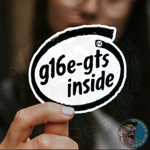 GR Corolla Sticker Design - &quot;G16E-GTS Inside&quot; [2020+ Toyota Yaris]