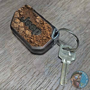 Jeep Key Fob Cover - Jeep Vinyl Decal - Jeep Wrangler Overlay Jeep Gladiator - [JL/ JLU] Jeep Key Fob Stickers