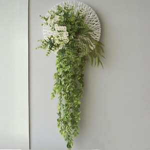 70cm (27.5in) Pothos Hanging Plant,Hanging Vines,High Quality Artificial Plant,DIY Greenery,Wall/Pot/Home Decoration,Dark Green