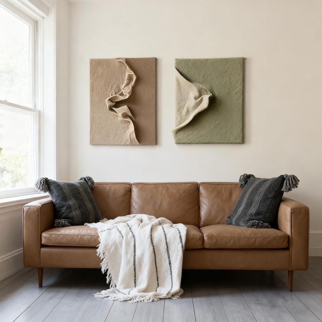 Picture of 3D Textured Abstract Wall Art,vintage Style Wall Sculpture,silent ...