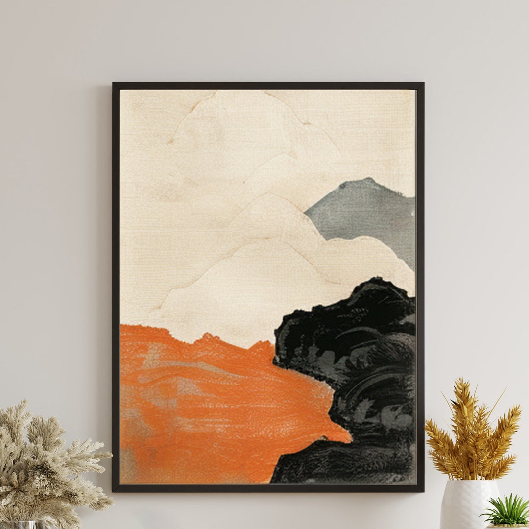 Japandi Wall Art , Wabi Sabi Decor, Modern Art Poster , Minimalist Wall ...
