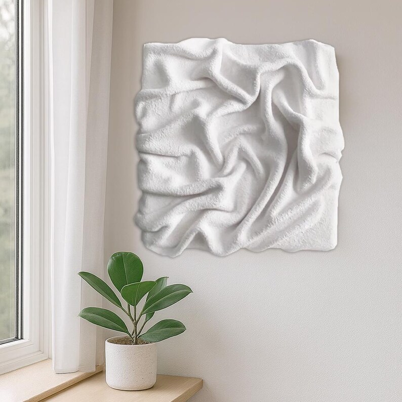 Modern Textured Wall Decor,abstract 3D Wall Art Sculpture,handmade ...