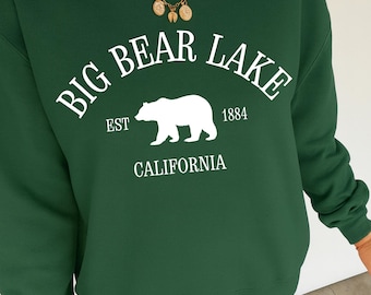 Big Bear Lake 1884 Crewneck - Cali Mountain Sweatshirt
