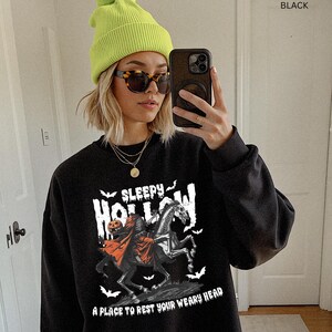 Sleepy Hollow Sweatshirt: Headless Horseman Halloween Sweater