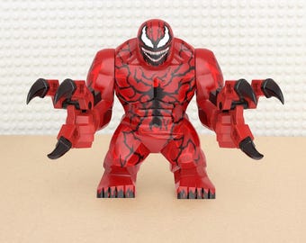 Custom Big Figure Carnage Bigfig Mini-Figure For Avengers Super Hero Comic Fan
