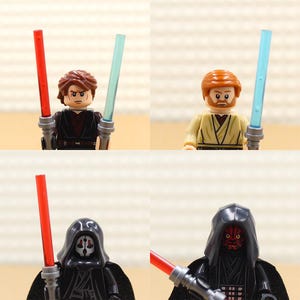 Custom Jedi Master Anakin , Obi-Wan , Sith Lord Vodan and Dathomiri For Star Wars Fan