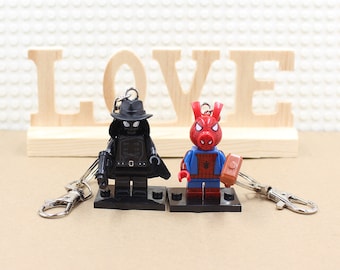Custom Keychain "You are my bro!!" Noir and Ham Custom Keyring For Movie Comic Fan