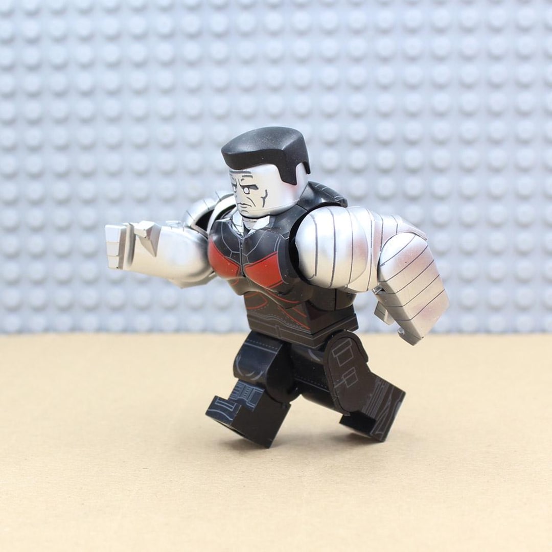 Lego Custom Colossus Creative Custom Big Figure Colossus Steel Man Minifig for X-men Comic ...