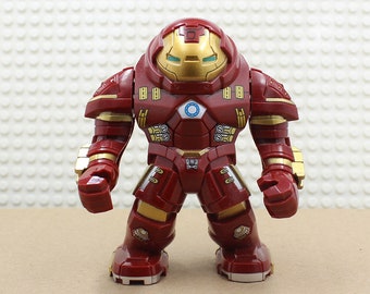 Custom Big Figure Hulkbuster Bigfig with Iron Man Mini-Figure For Avengers Super Hero Comic Fan
