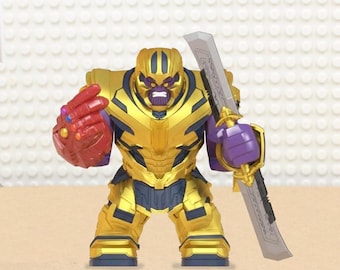 Custom Big Figure Thanos Minifig For Comic Fan