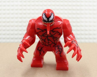 Custom Big Figure Carnage Bigfig Mini-Figure For Venom Super Hero Comic Fan