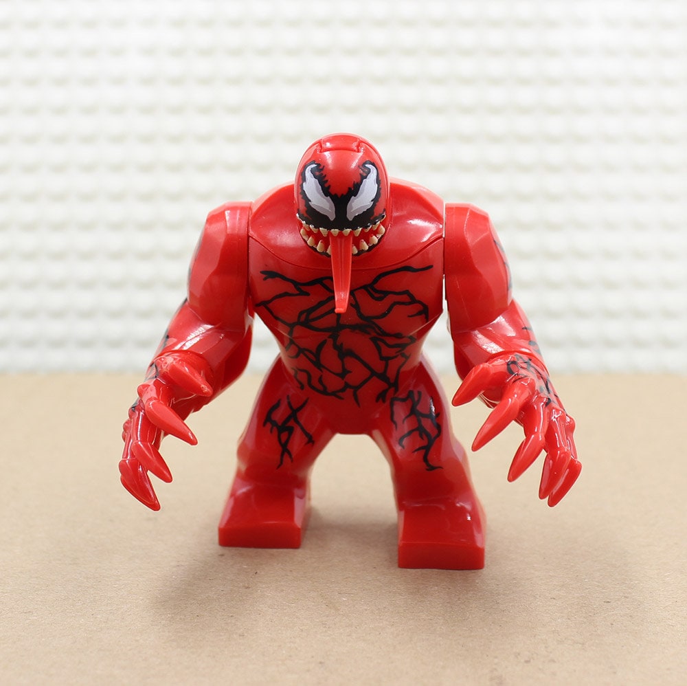 Custom Big Figure Carnage Bigfig Mini-Figure For Venom Super Hero Comic Fan