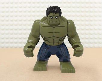 Custom Big Figure Hulk Bigfig Mini-Figure For Avengers Super Hero Comic Fan