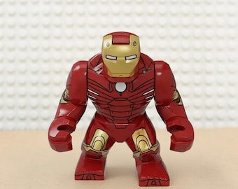 Custom Big Figure Iron Man Bigfig Mini-Figure For Avengers Super Hero Comic Fan