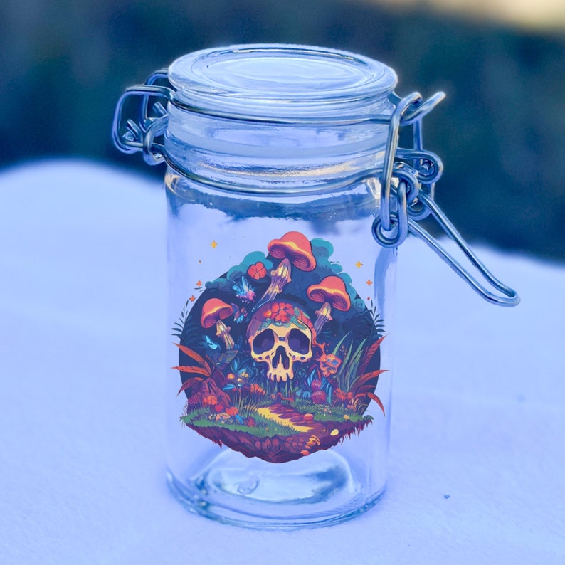 Stash Jars, Mushroom Head Stash Container, Weed Jar, Marijuana Storage