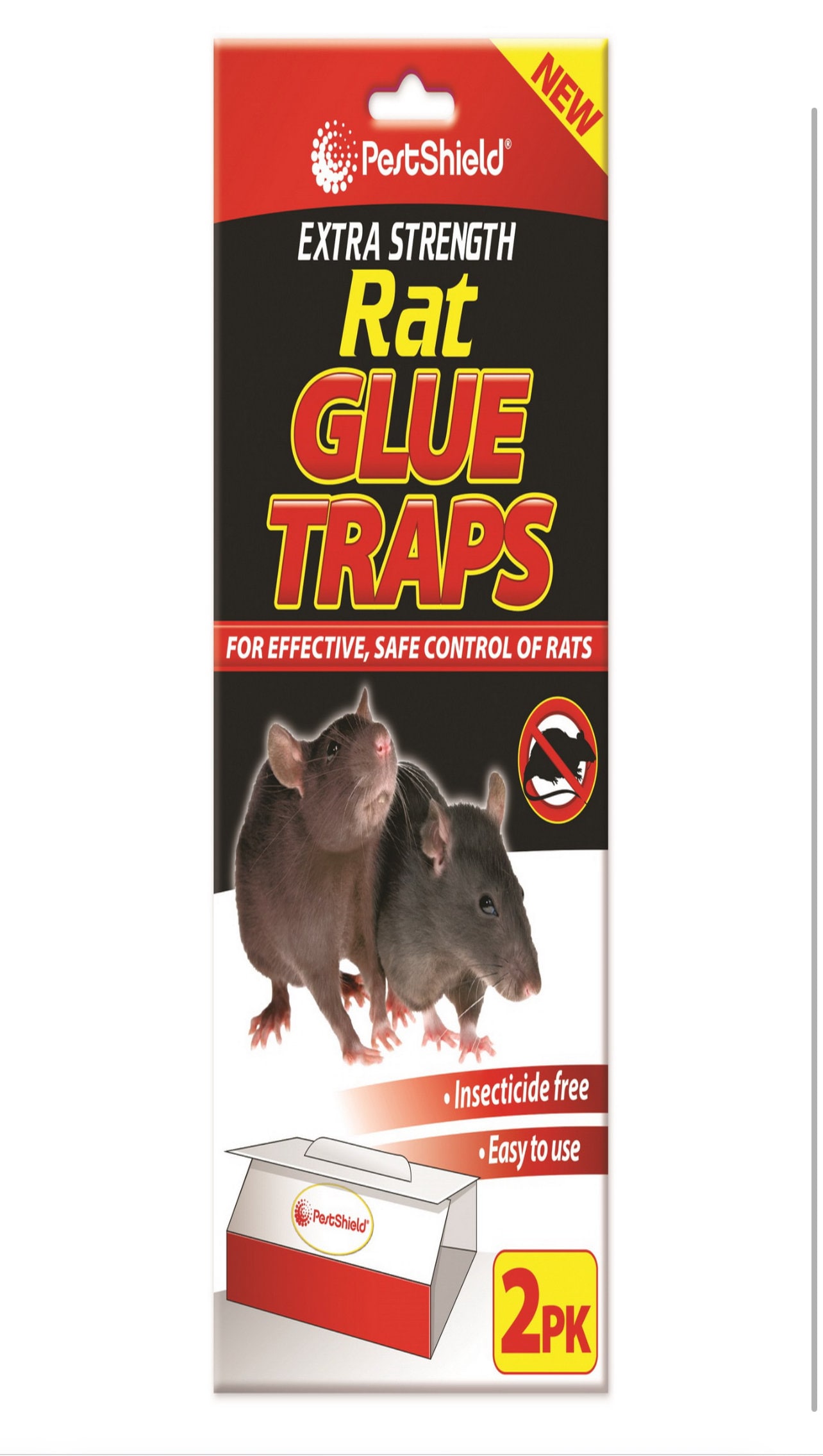 Rat trapped in sticky glue traps Royalty Free Vector Image