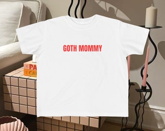 Goth mama Baby Tee grappig Y2k shirt iconische schattig top jaren 90 jaren 2000 stijl esthetische kleding tshirt trending meme T-shirt Y2k mode