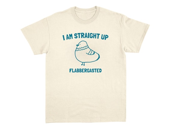 Flabbergasted T-Shirt funny ironic tee meme silly shirt chaotic animal top cursed viral t-shirt sarcastic absurd weird tshirt