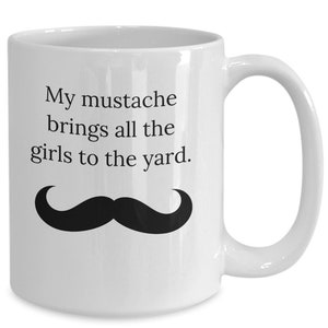 Taza de bigote Regalo divertido para novio Regalo para amigo Regalos únicos para él Taza de regalo de Navidad Movember Regalo de cumpleaños para amigo