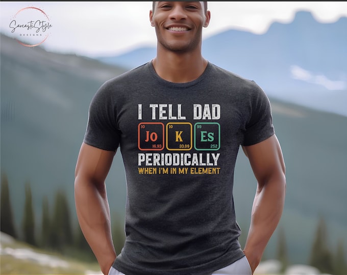 Featured listing image: Periodic Dad Joke Master T-Shirt