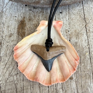 Bone Valley Bull Shark Tooth Necklace