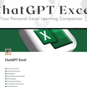 ChatGPT Excel Prompts Pack | 500+ AI-Powered Excel Tips, Formulas, Templates | Digital Download for Data Analysis, Business, Beginners