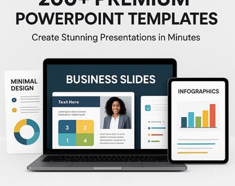 200+ PowerPoint Templates Bundle | Business PowerPoint Presentation, PPT Slides Template for Project Management & Business Proposal
