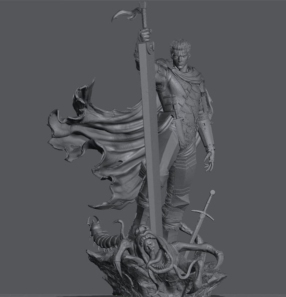 ベルセルク Art Of War AOW スラン ガッツ スタチュー フィギュア