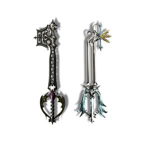 Oblivion and Oathkeeper Keyblades - Kingdom Hearts 3 - 3D Printed - Full Scale 1:1