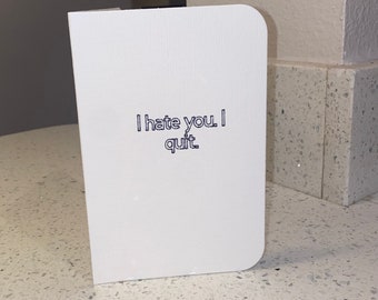 Resignation Greeting Cards