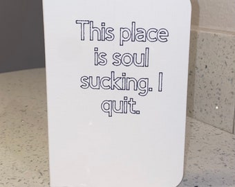 Resignation Greeting Cards