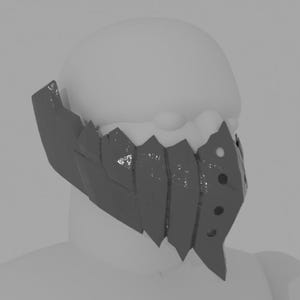 Deku Vigilante/War Arc Mask STL 3D Print Files Fanart