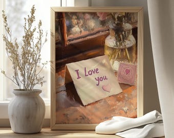 Valentinstag Wall Art Printable | Romantische Vintage Liebe Brief Kunst | Gemütliches Valentinstag Dekor | Instant Download Geschenk 18
