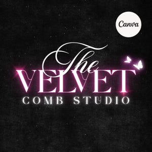 Hair Business Logo, Beauty Logo Template, Hair Salon Logo, DIY Beauty Logo, Hair Salon Logo, Hair, Makeup,Lash, Hair Artist Lash,Hairstylist