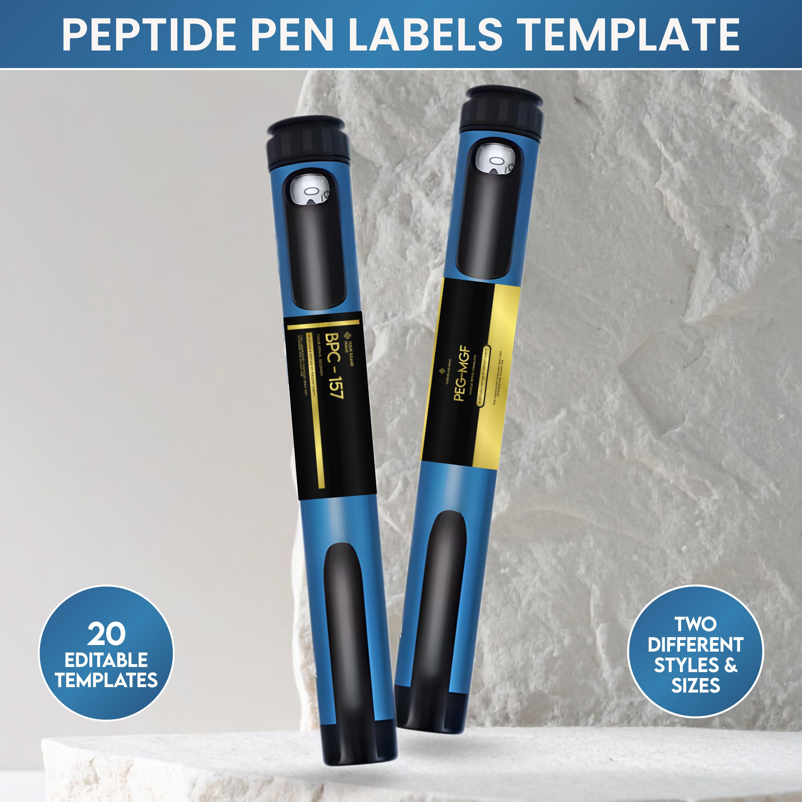 Peptide Pen Labels - Etsy