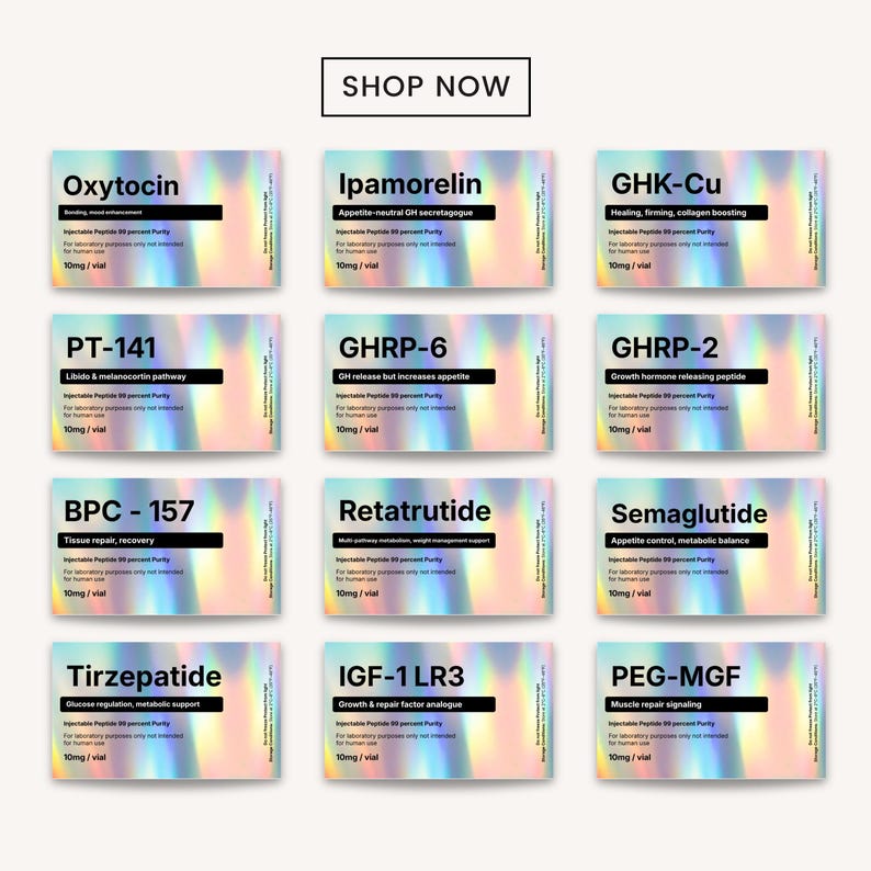 70+ Niimbot Peptide Label Template, Peptide Therapy Label Canva, Holographic Peptide Vial Labels, Niimbot Peptide Stickers, 3ml Vial Labels