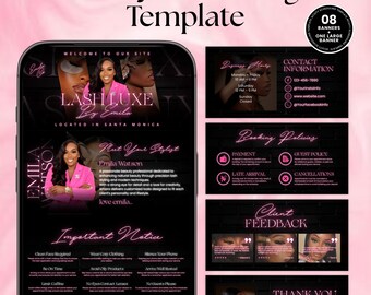Esthetician Acuity Scheduling Templates, Acuity Booking Site Template, Esthetician Schedule, Acuity Esthetician, Esthetician Cards