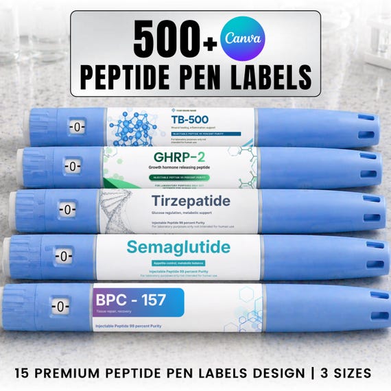 pen peptide bpc 157 tb 500 500+ Labels Bundle Retatrutide Labels 15 Peptide Injection Pen Design Holographic Pen Labels Insulin Pen Label Tirzepatide Label Kirkland Signature Quick Dissolve Option:4.4oz import_2022_04_04_132034
