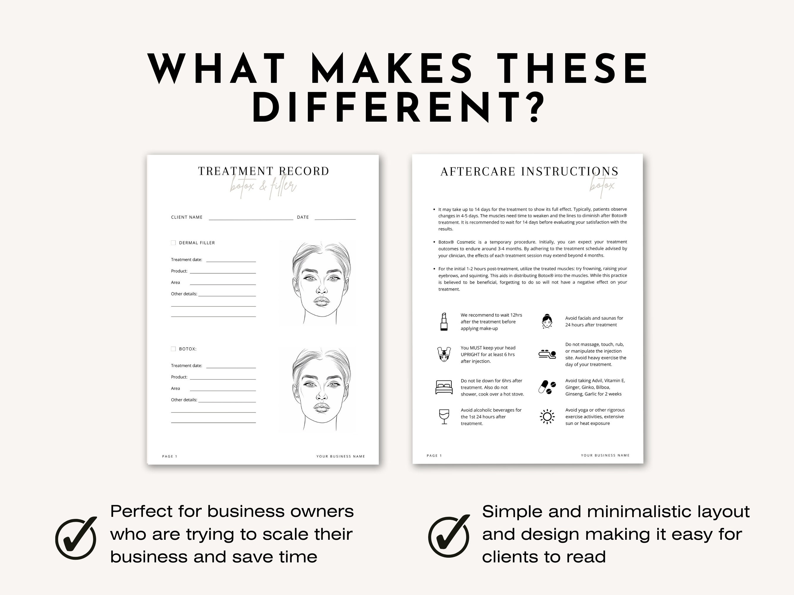 Botox Consent Form, Nurse Injector Treatment Form, Aesthetics Form ...