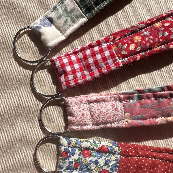 Handmade Patchwork Keychains