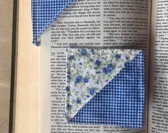 Floral Fabric Bookmarks