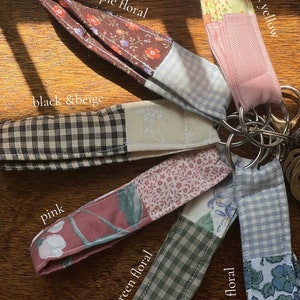 Handmade Patchwork Keychains