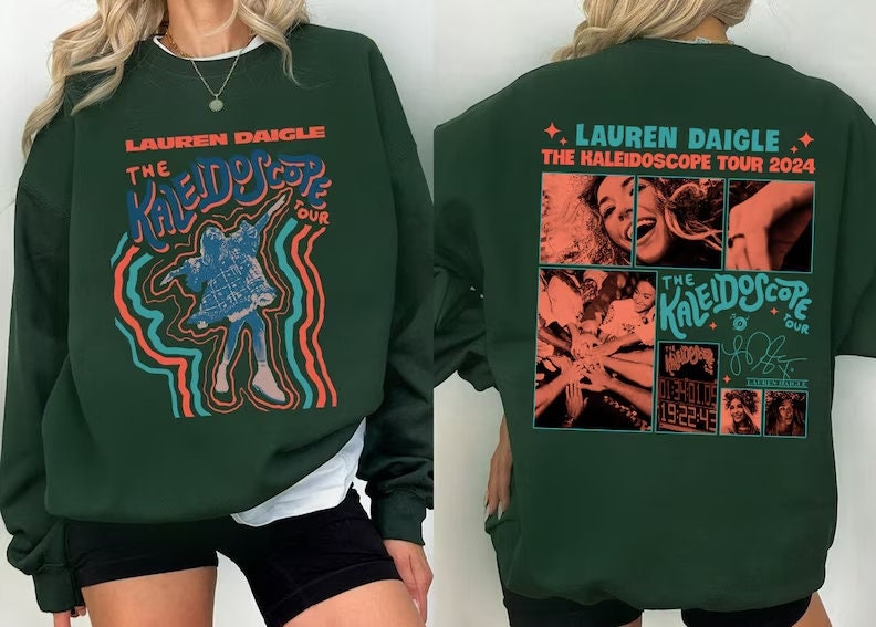 Lauren Daigle The Kaleidoscope Tour 2024 Sweatshirt, Music Concert Gift