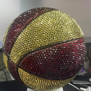 Custom rhinestone basketball