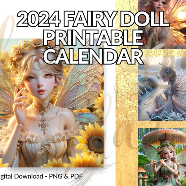 Fantasy Fairy Calendar Etsy