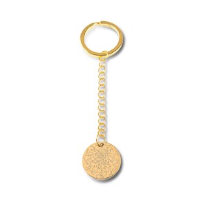 Porte-clé personnalisé carte des étoiles, date, lieu, constellation, carte des étoiles, porte-clé, porte-clés, message d'amour gravé, cadeau pour elle, cadeau pour lui