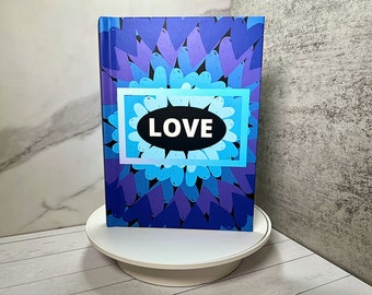 Cuaderno de diario de tapa dura, Cuaderno de escritura forrado en la escuela, Cuaderno de amor de afirmación, Regalo de diario para ella, Diario de gratitud de manifestación